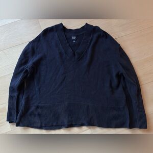 Gap 100% Cotton Knit V Neck Sweater